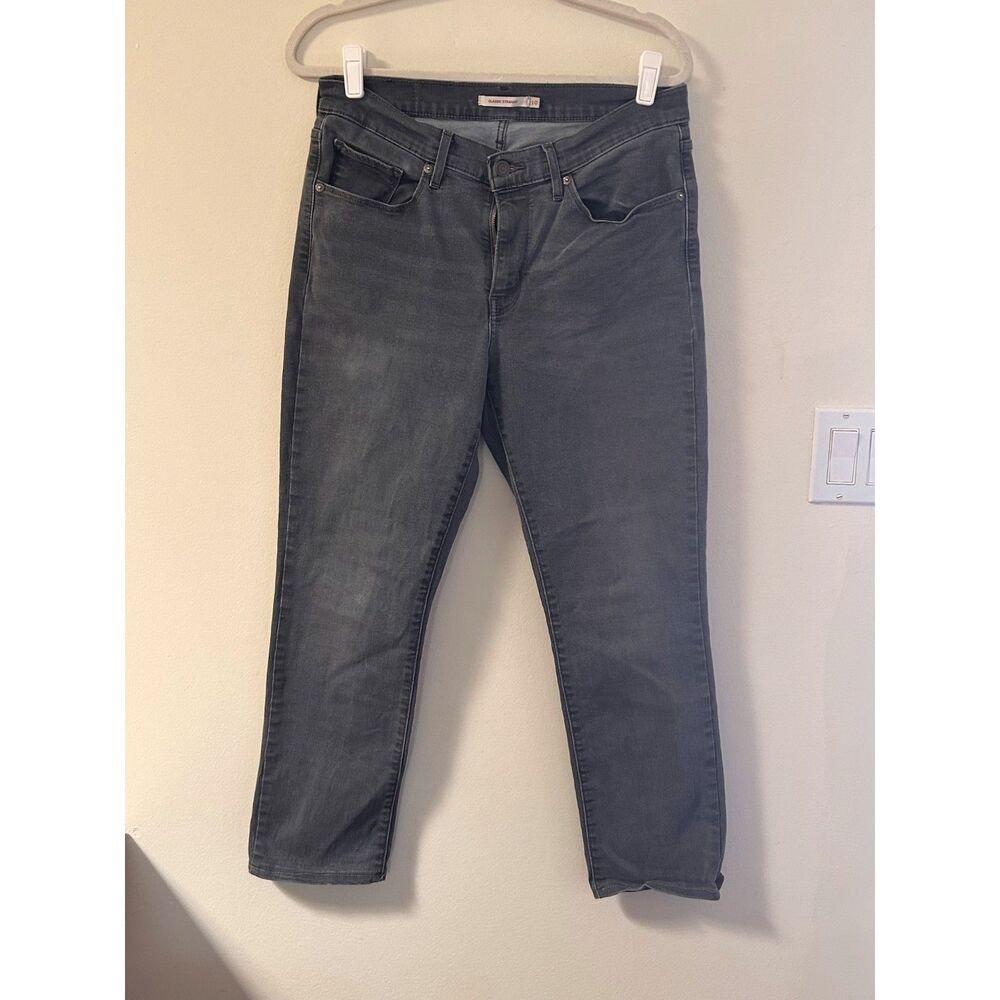 Levi’s Wedgie Straight Gray Jeans Women’s 30